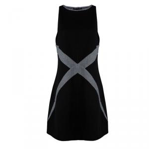 Chanel Monochrome Knit Sleeveless Shift Dress L