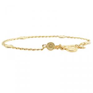 مملوكة مسبقًا حزام شانيل ميداليون CC ذهبي 85 سم