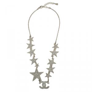 Pre Owned Chanel Star Crystal Necklace
