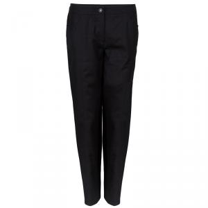 Chanel Brown Wool Trousers L