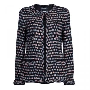 Chanel Black Tweed Jacket M