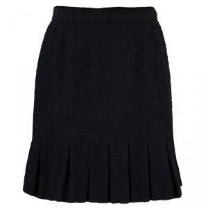Chanel Black Pleated Skirt M