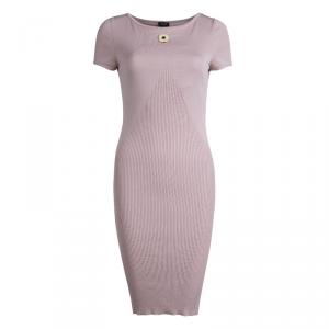 Chanel Blush Pink Knit Dress S