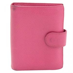 Chanel Pink Caviar Leather Bi-fold Wallet