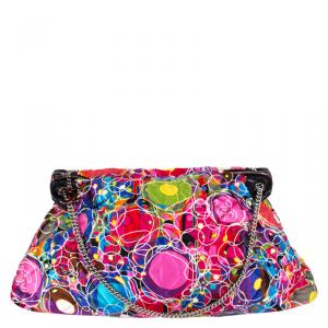 Chanel Multicolor Quilted Satin Large Kaleidoscope Tote