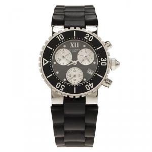 Chaumet Black Stainless Steel Class One 624 Women's Wristwatch 37MM