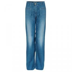 Chloe Blue Flared Denim Pants M