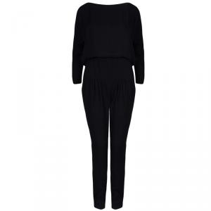 Chloe Black Silk Jumpsuit S