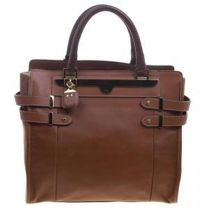 Pre Owned Chloe Brown Leather Tote