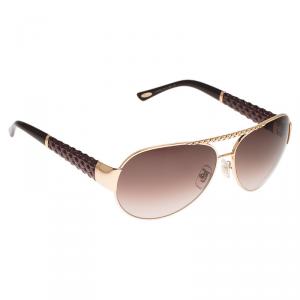 Chopard Gold and Brown SCH994 Aviators