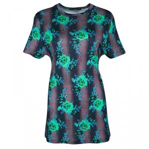Christopher Kane Multicolor Floral Printed T-Shirt S