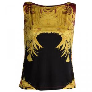 Class by Roberto Cavalli Multicolor Printed Sleeveless Top S