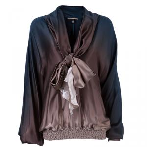 Pre Owned Class by Roberto Cavalli Multicolor Gradient Top M