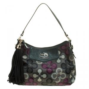 Coach Multicolor Satin Shoulder Bag