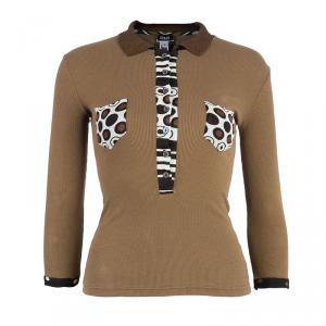 D&G Brown Knit Top S