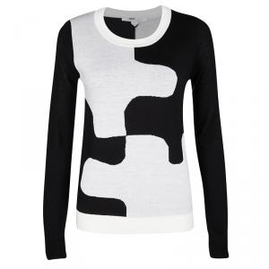 Diane Von Furstenberg Monochrome Wool Daphne Sweater S
