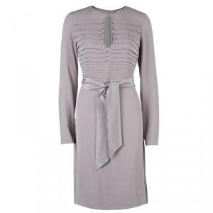 Pre Owned Diane Von Furstenberg Mauve Kimian Dress S