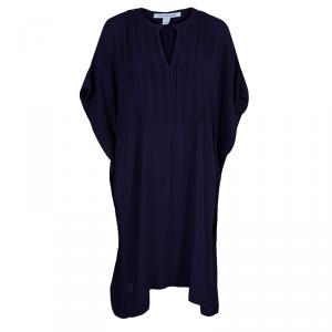 Pre Owned Diane von Furstenberg Purple Naz Dress M