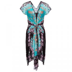 Pre Owned Diane von Furstenberg Multicolor Mademmoiselle X Dress S