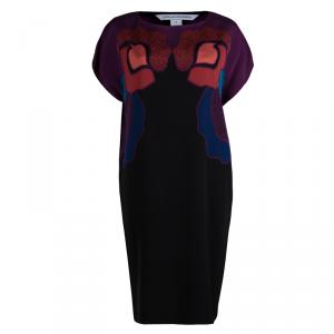 Pre Owned Diane von Furstenberg Multicolor Printed Harriet Tunic Dress S