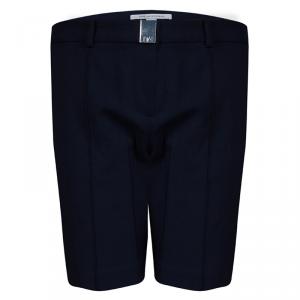 Diane Von Furstenberg Navy Blue Boymuda Shorts  M