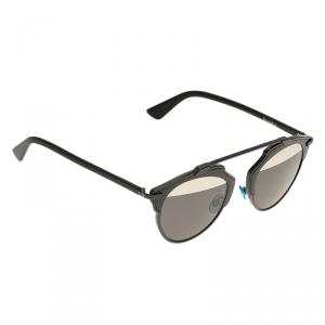 مملوكة مسبقًا Dior Black So Real Round Aviator Sunglasses