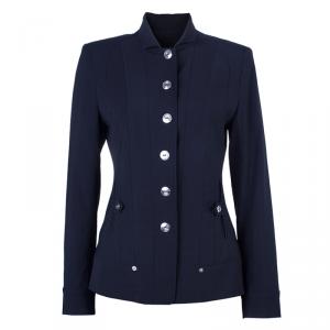 Dior Black Single Breasted Button Up Blazer Jacket M