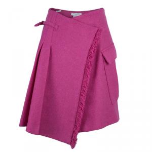 Dior Fuschia Pink Wool Skirt M