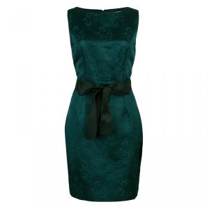 Dior Emerald Green Sheath Dress M