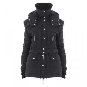 Dior Black Rabbit Fur Down Jacket S