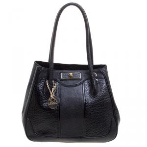 Pre Owned DKNY Black Leather Tote