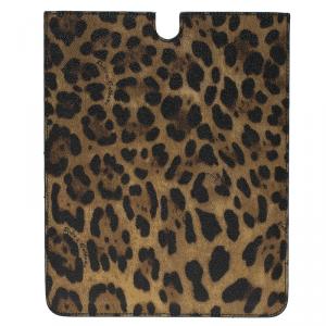 مملوكة مسبقًا Dolce and Gabbana Leopard Print iPad Case