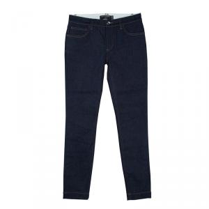 Pre Owned Dolce and Gabbana Blue Denim Kate Jeans XS