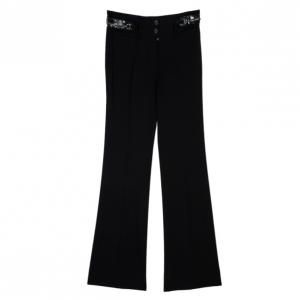 Pre Owned Dolce and Gabbana Horsebit Detail Pants S