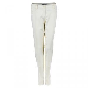 Dolce and Gabbana Off-White Trousers M