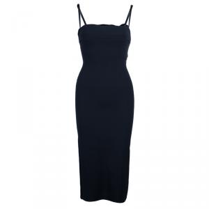 مملوكة مسبقًا Dolce and Gabbana Black Strapless Fitted Dress S