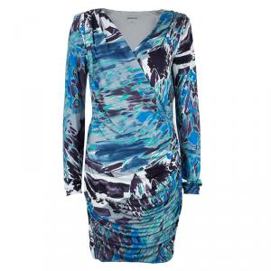 Emilio Pucci Multicolor Long Sleeve Dress M