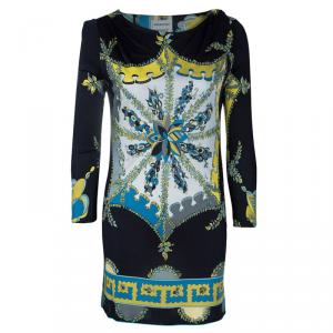 Emilio Pucci Printed Stretch Jersey Dress M