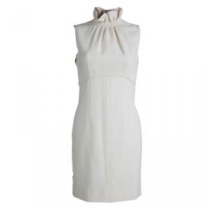 Emilio Pucci Pastel Yellow Sleeveless Wool Dress S