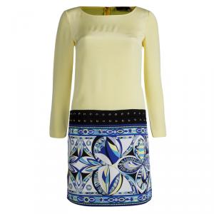 Emilio Pucci Multicolor Silk Shift Dress S