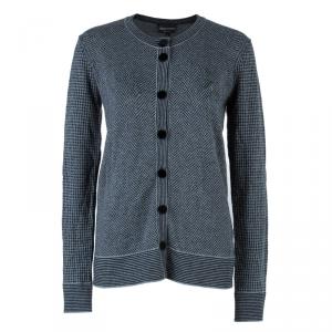 Pre Owned Emporio Armani Grey Cardigan M