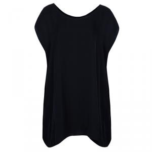 Pre Owned Emporio Armani Double Layered Oversized Dress M