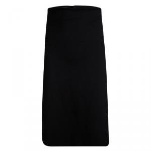 Pre Owned Emporio Armani Black Pencil Skirt L