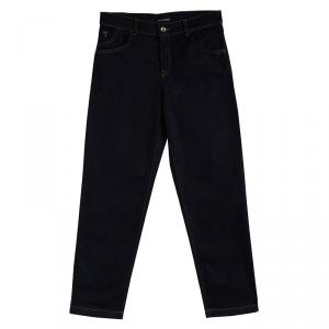 Pre Owned Emporio Armani Indigo Dark Wash Denim Kristen Jeans M