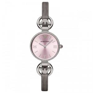 Emporio Armani Pink Stainless Steel Crystal AR1884 Women's Wristwatch 27MM