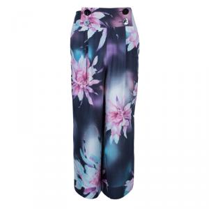 Pre Owned Emporio Armani Floral Print Pants S