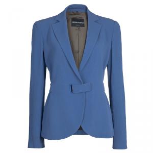 Pre Owned Emporio Armani Loop Detail Blazer M