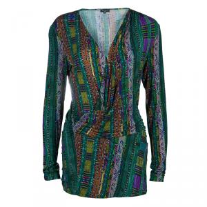 Pre Owned Etro Multicolor Long Sleeeve Top L