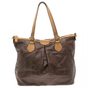 Etro Multicolor Paisley Leather Tote