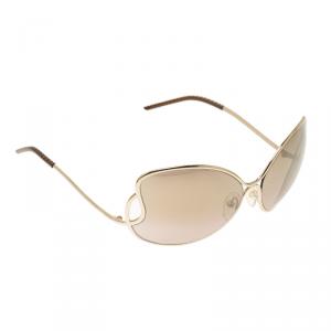 مملوكة مسبقًا Fendi Gold FS5178 Round Sunglasses